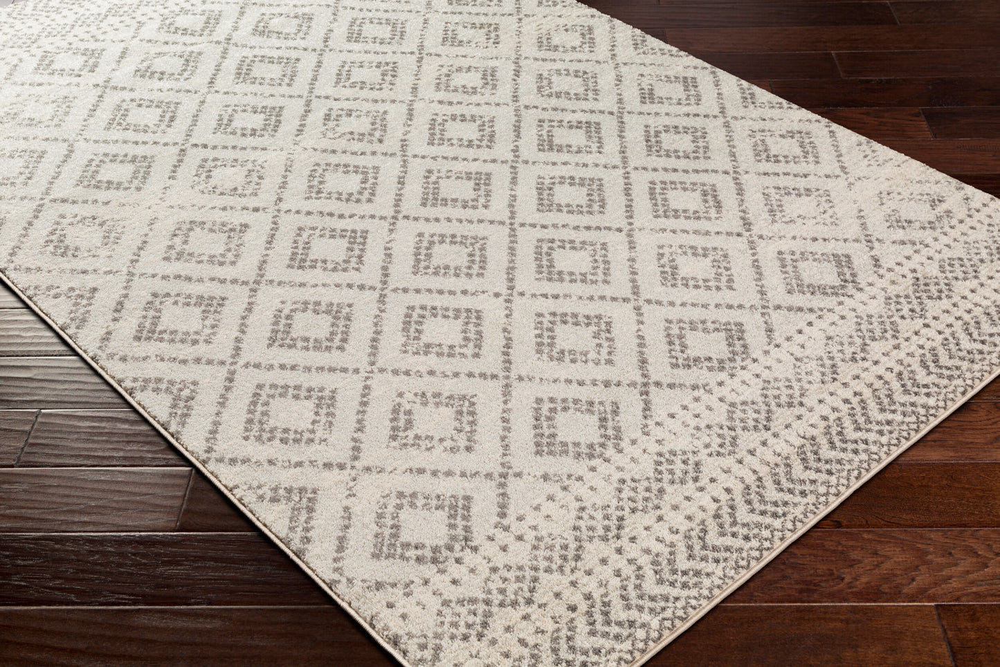 Sunderland SUN-2301 5ft Round Machine Woven Area Rug