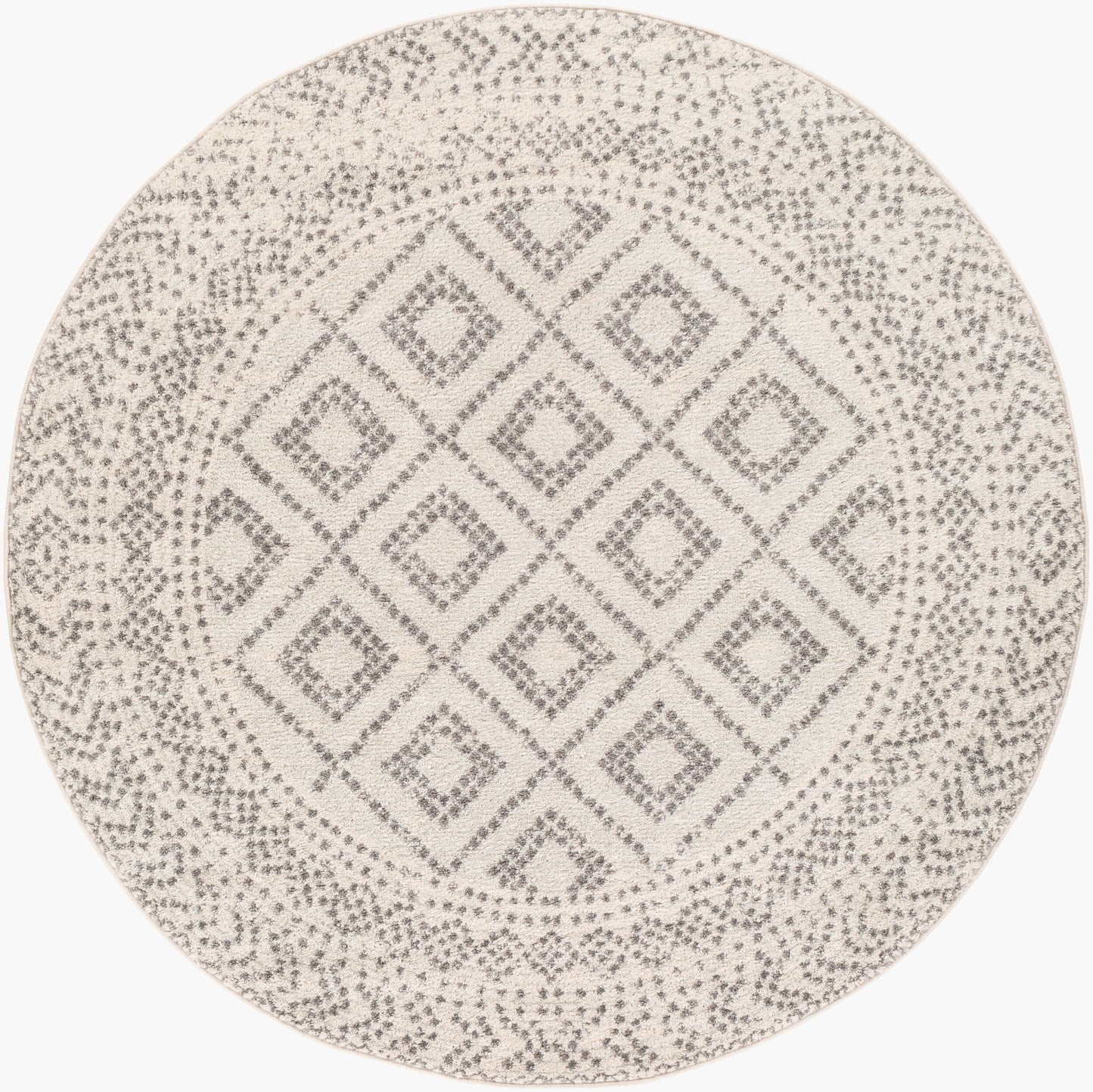 Sunderland SUN-2301 5ft Round Machine Woven Area Rug