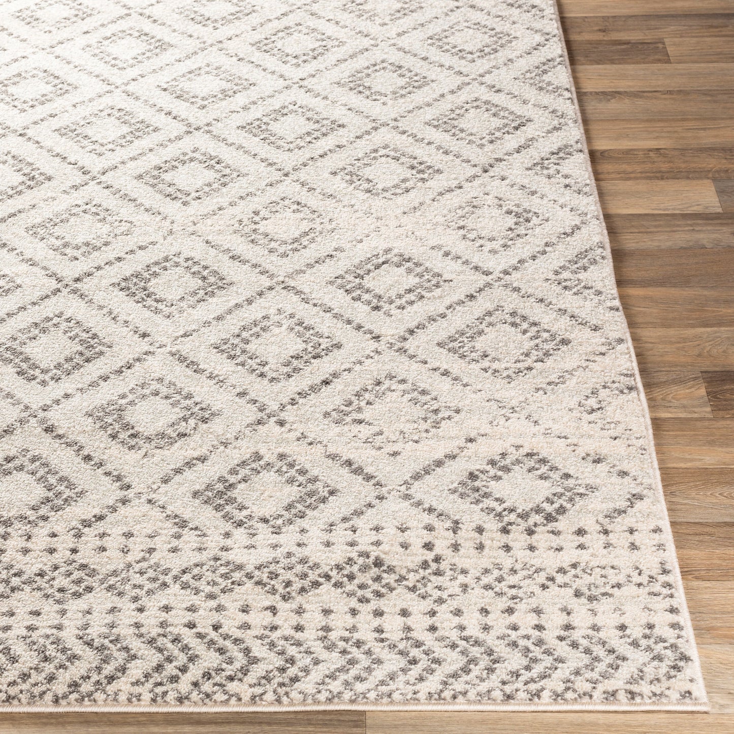 Sunderland SUN-2301 5ft Round Machine Woven Area Rug