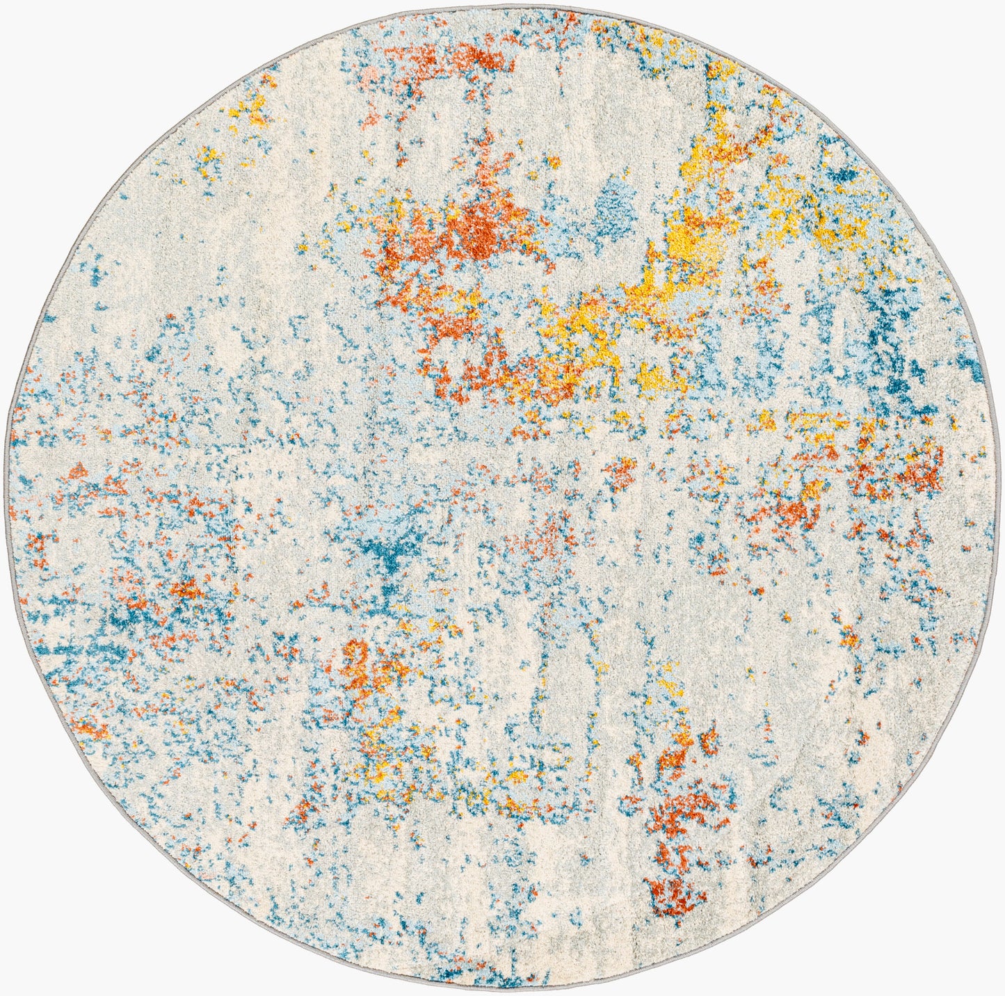 Sunderland SUN-2335 8ft Round Machine Woven Area Rug