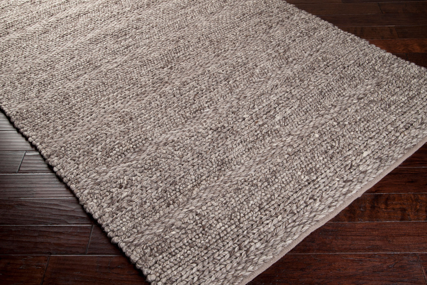 Tahoe TAH-3702 8ft Square Handmade Wool Area Rug