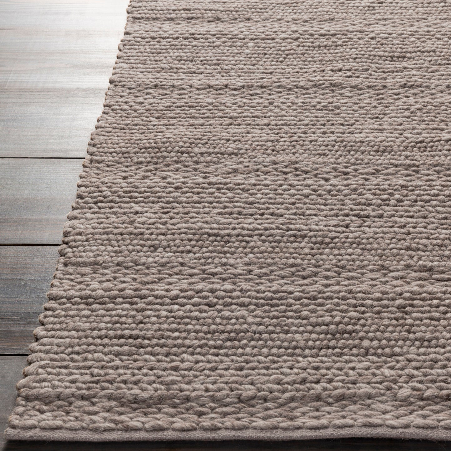 Tahoe TAH-3702 8ft Square Handmade Wool Area Rug