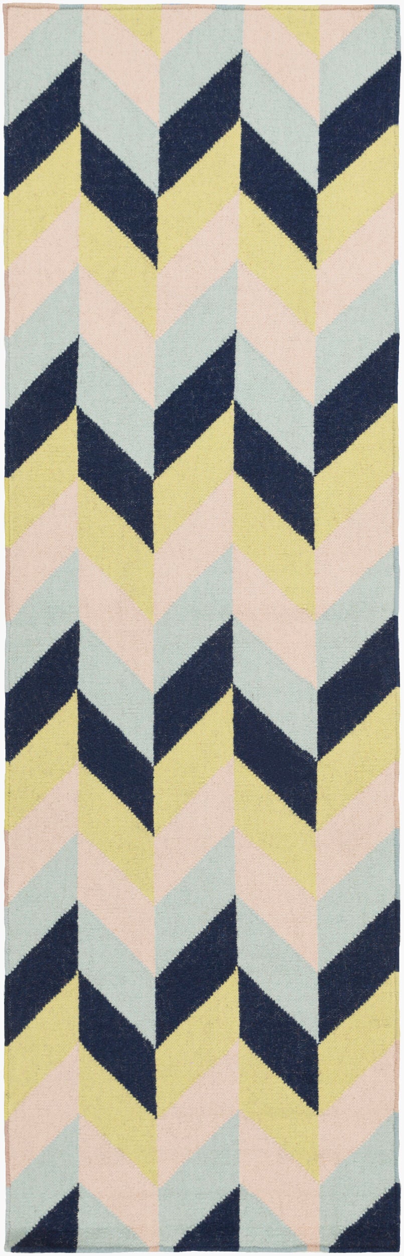Talitha TAL-1000 8ft Runner Handmade Wool Runner Rug