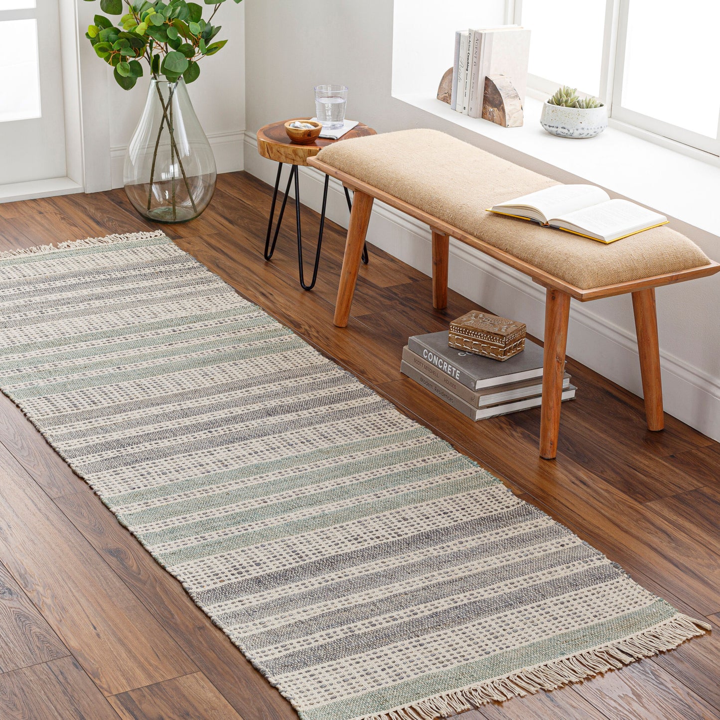 Trabzon TBO-2303 8ft Runner Handmade Runner Rug