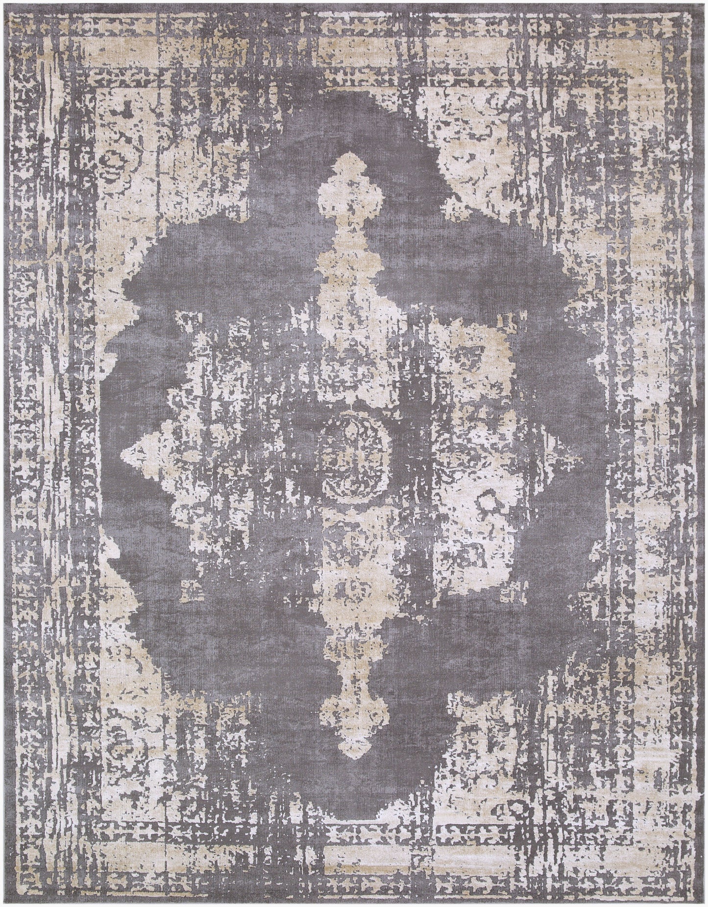 Alfombra tibetana TBT-2310 de 2,44 m x 3,05 m, tejida a máquina