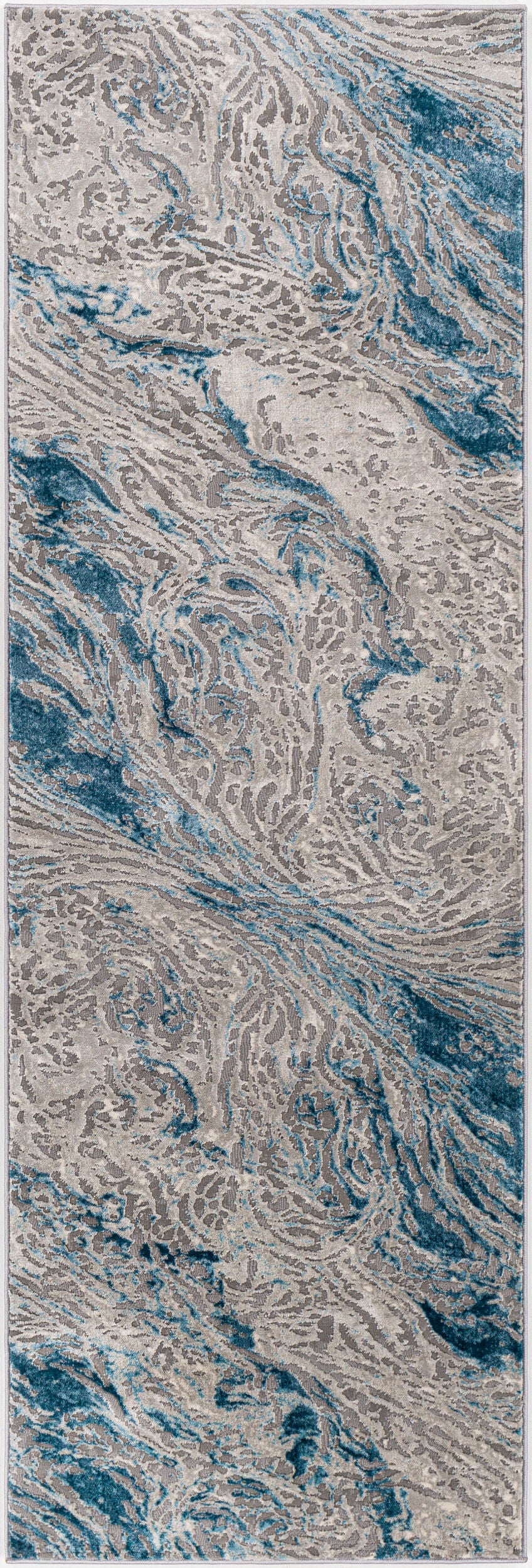 Tibetan TBT-2326 7ft Runner Machine Woven Runner Rug