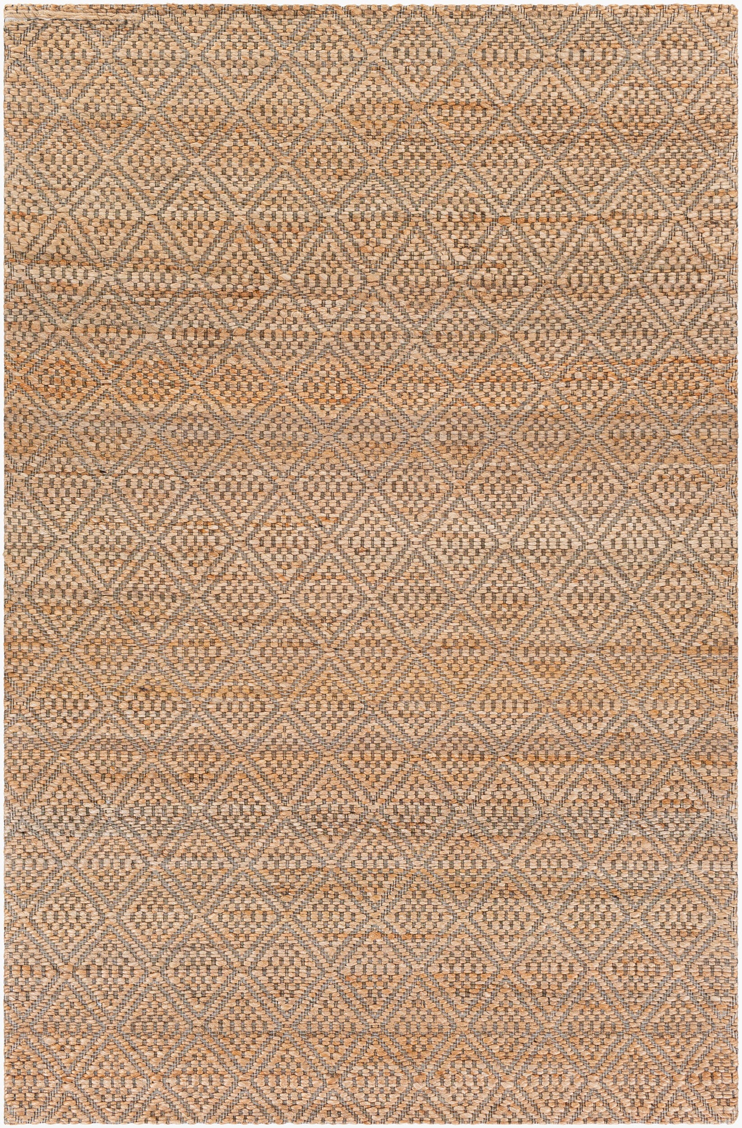 Alfombra de yute hecha a mano Trace TCE-2300 de 1,52 m x 2,13 m