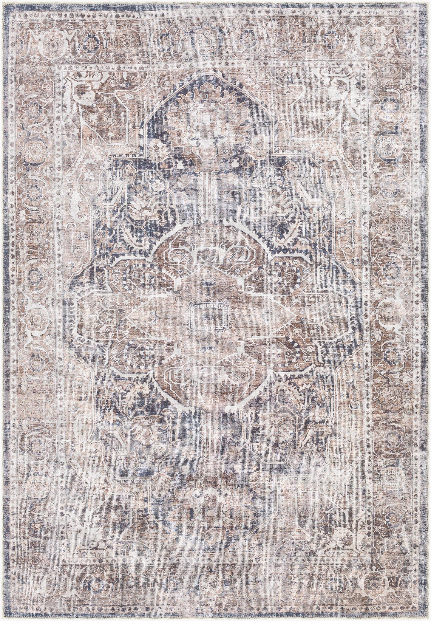 Tahmis THI-2700 6' x 9' Machine Woven Washable Area Rug
