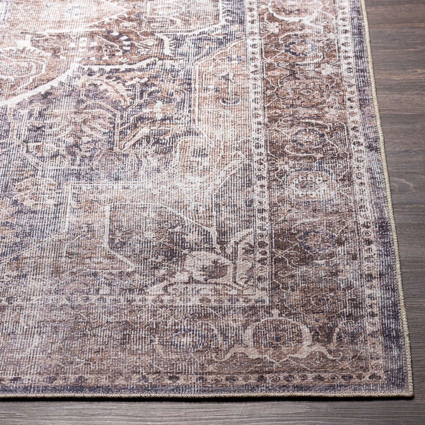 Tahmis THI-2700 6' x 9' Machine Woven Washable Area Rug