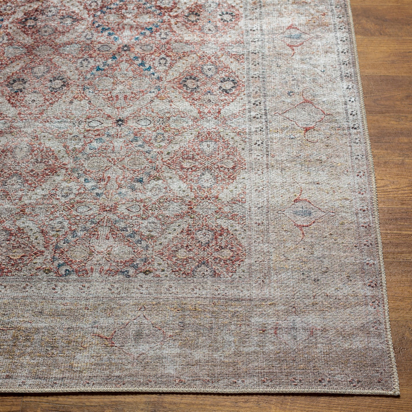 Tahmis THI-2703 2' x 3' Machine Woven Washable Accent Rug