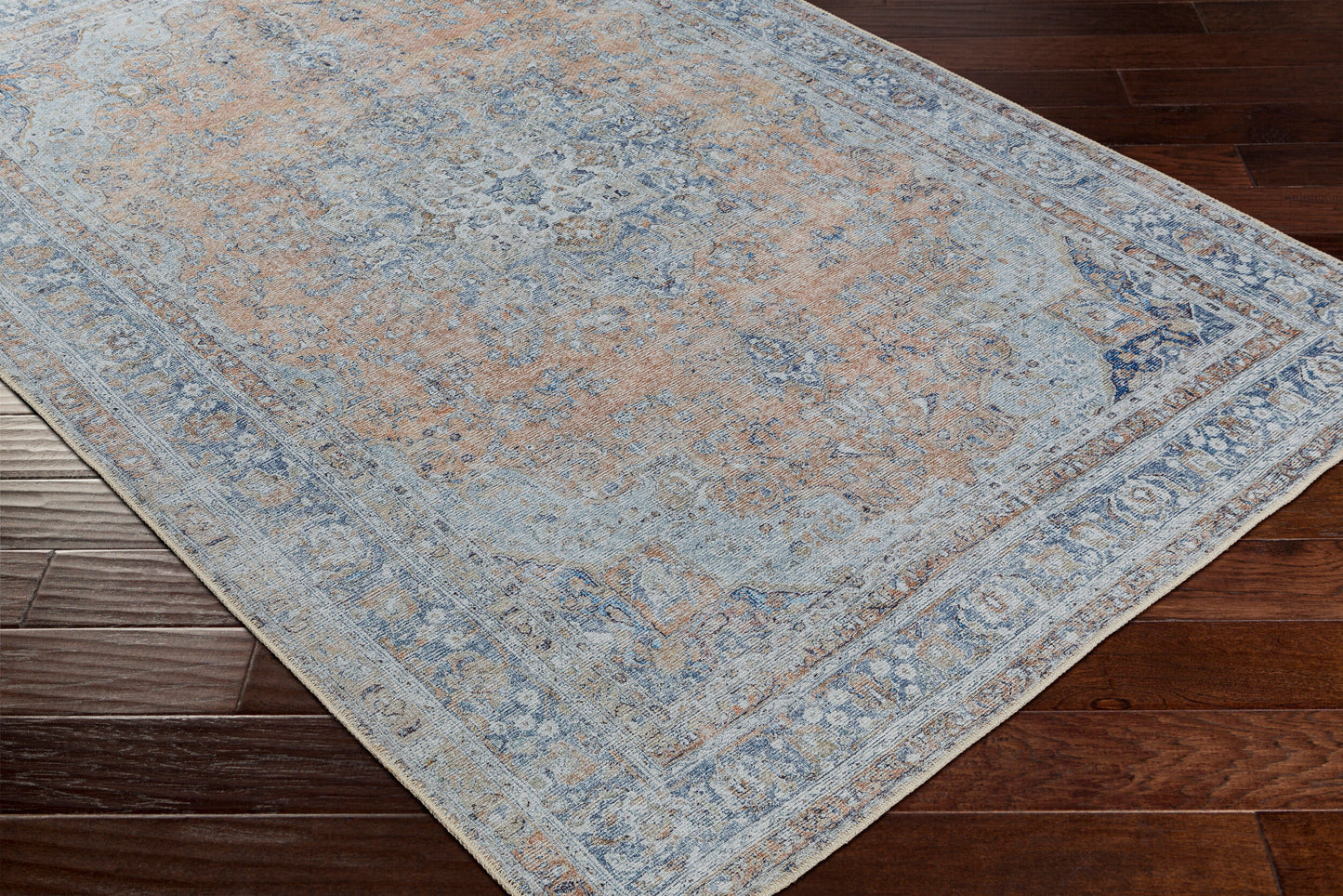 Tahmis THI-2705 5' x 7' Machine Woven Washable Area Rug