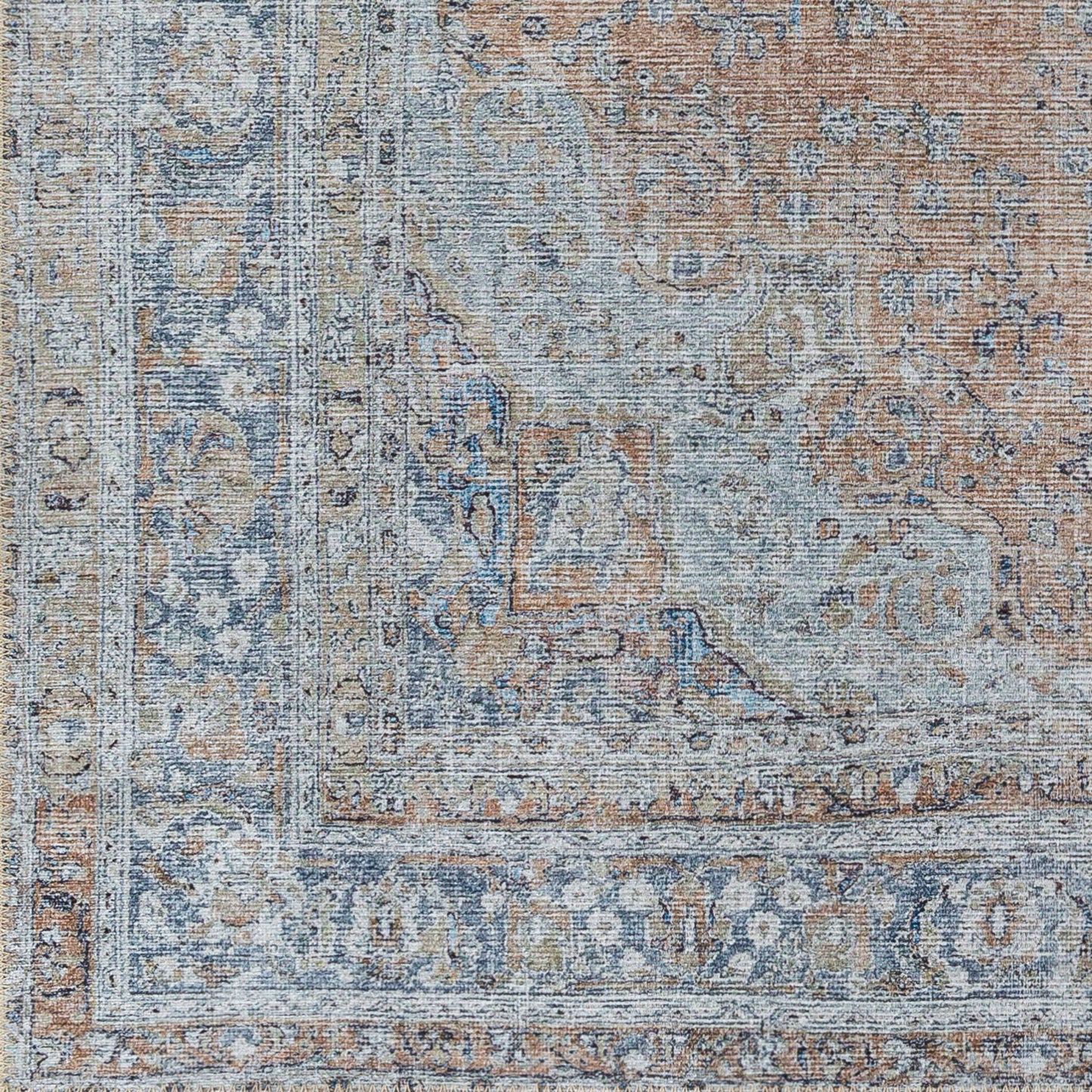 Tahmis THI-2705 5' x 7' Machine Woven Washable Area Rug