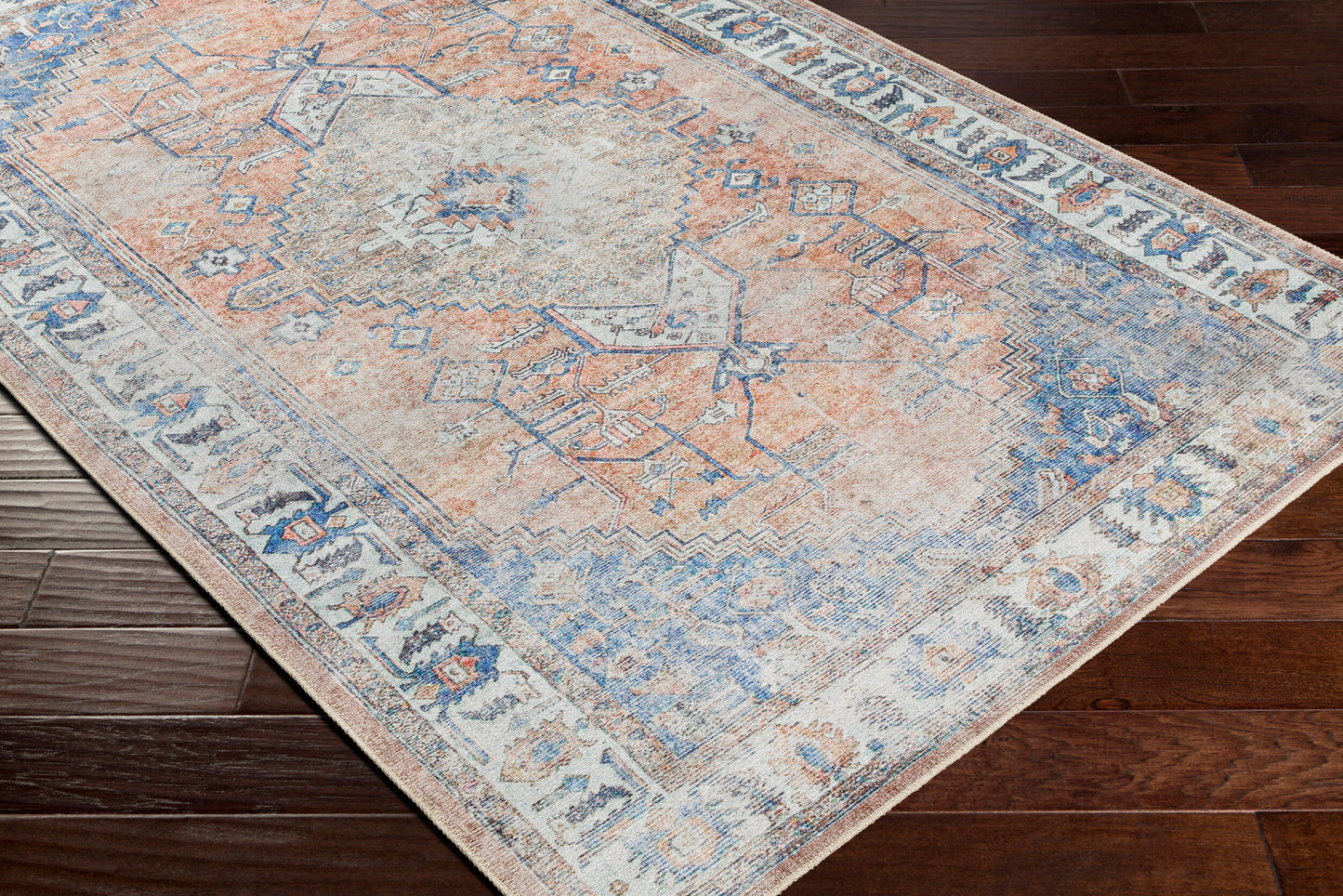 Tahmis THI-2707 2' x 3' Machine Woven Washable Accent Rug