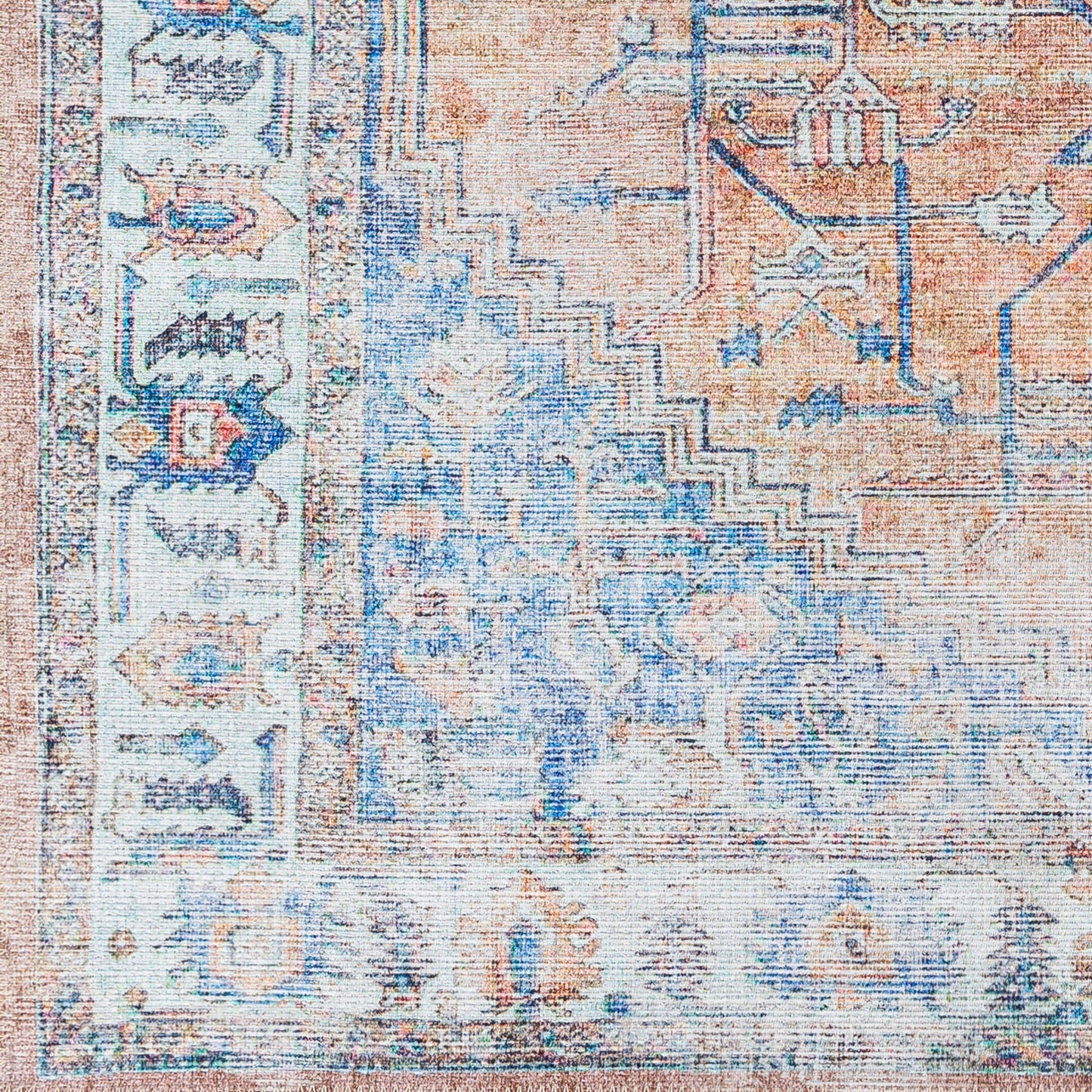 Tahmis THI-2707 2' x 3' Machine Woven Washable Accent Rug