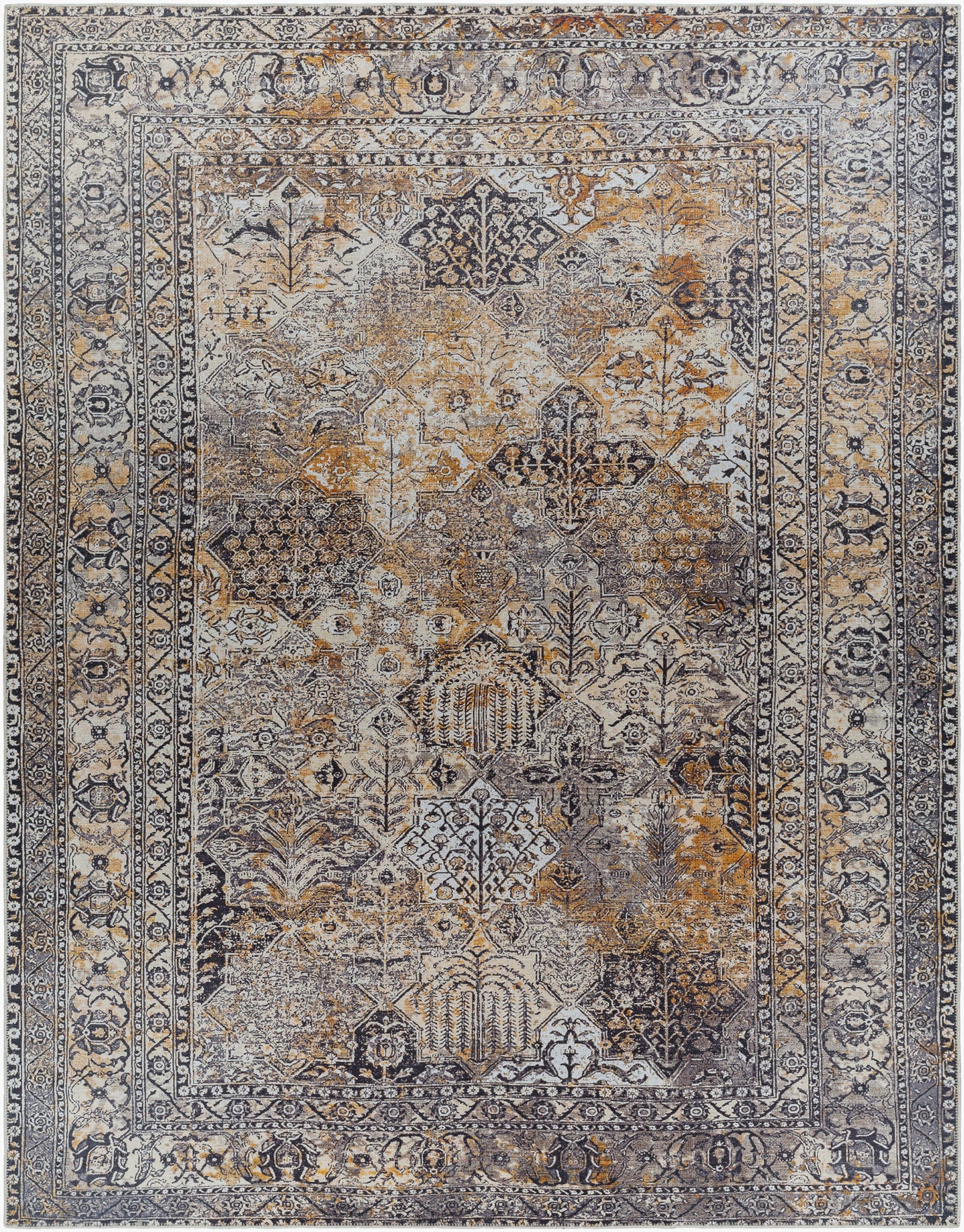 Tahmis THI-2711 8' x 10' Machine Woven Washable Area Rug