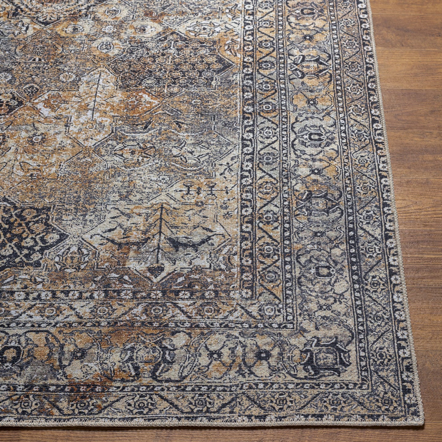 Tahmis THI-2711 8' x 10' Machine Woven Washable Area Rug