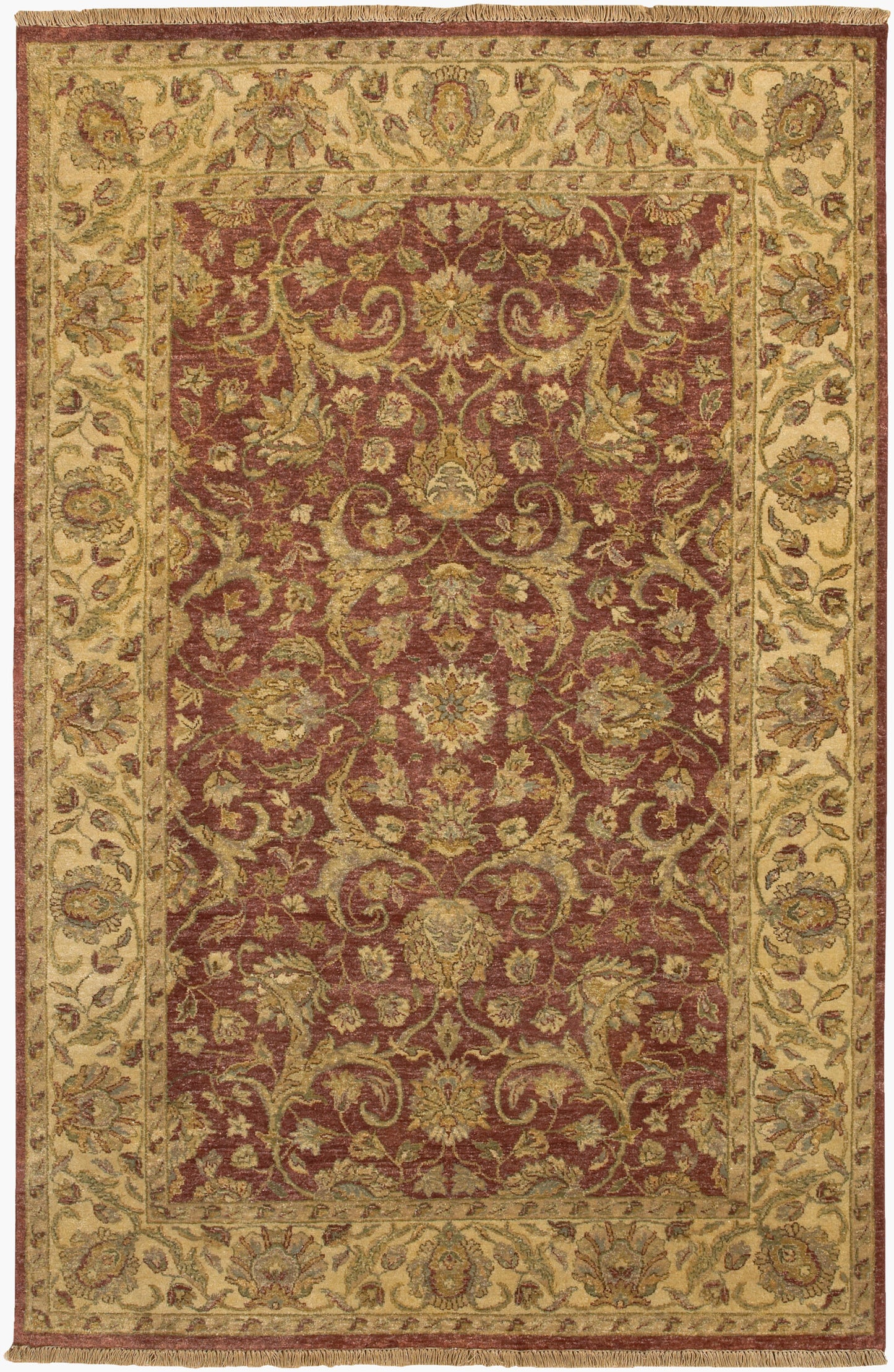 Timeless TIM-7906 3' x 5' Handmade Wool Accent Rug