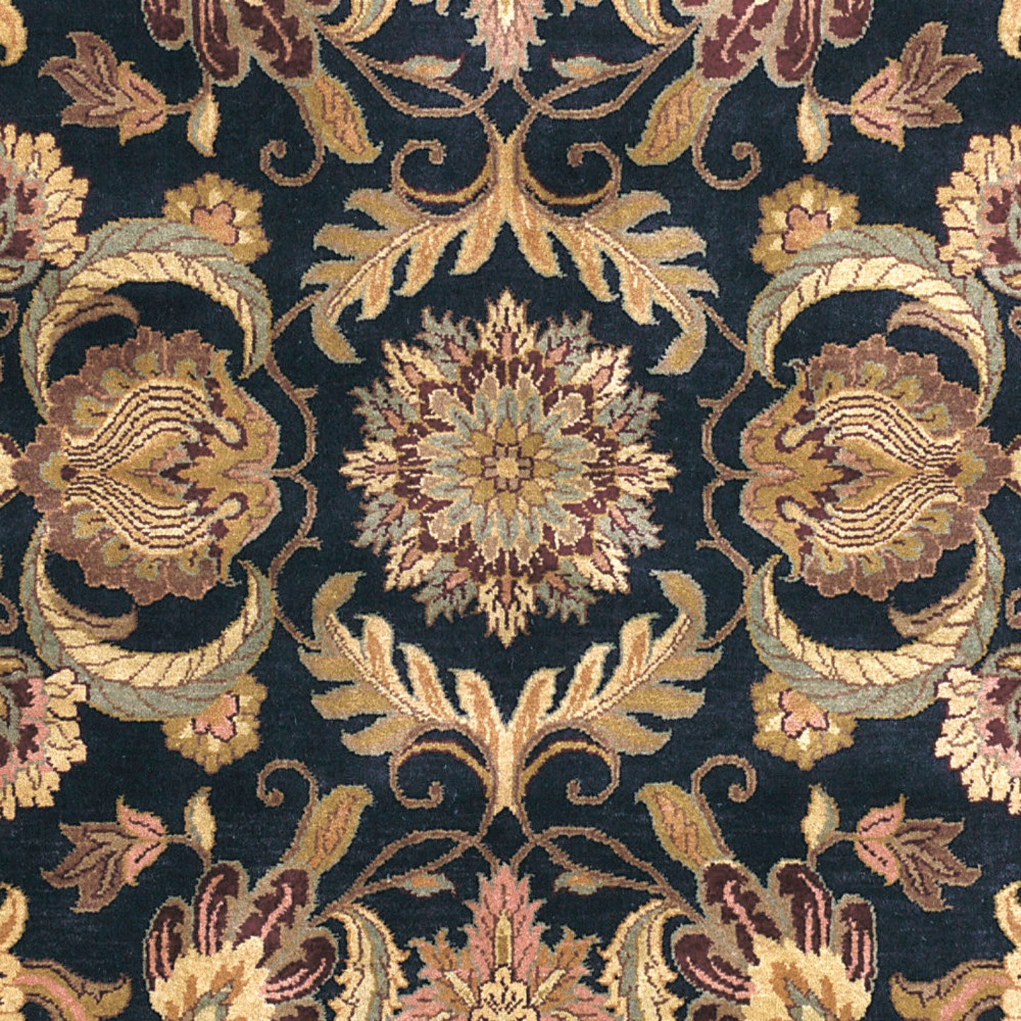 Taj Mahal TJ-309 8ft Square Handmade Wool Area Rug