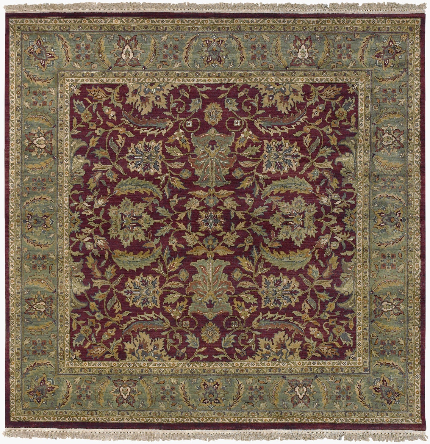 Taj Mahal TJ-41 8ft Square Handmade Wool Area Rug