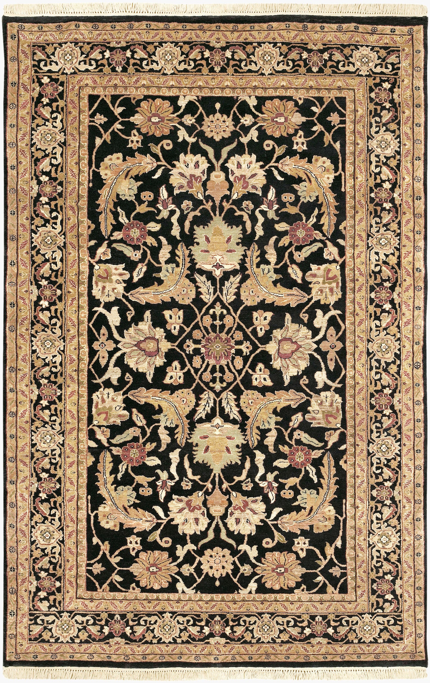 Taj Mahal TJ-44 3' x 5' Handmade Wool Accent Rug