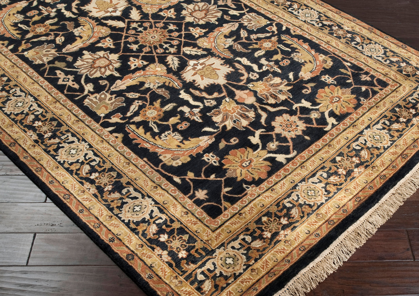 Taj Mahal TJ-44 3' x 5' Handmade Wool Accent Rug