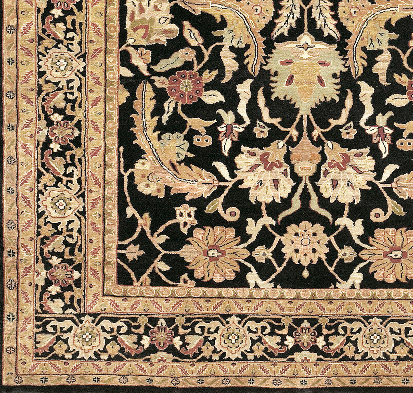 Taj Mahal TJ-44 3' x 5' Handmade Wool Accent Rug