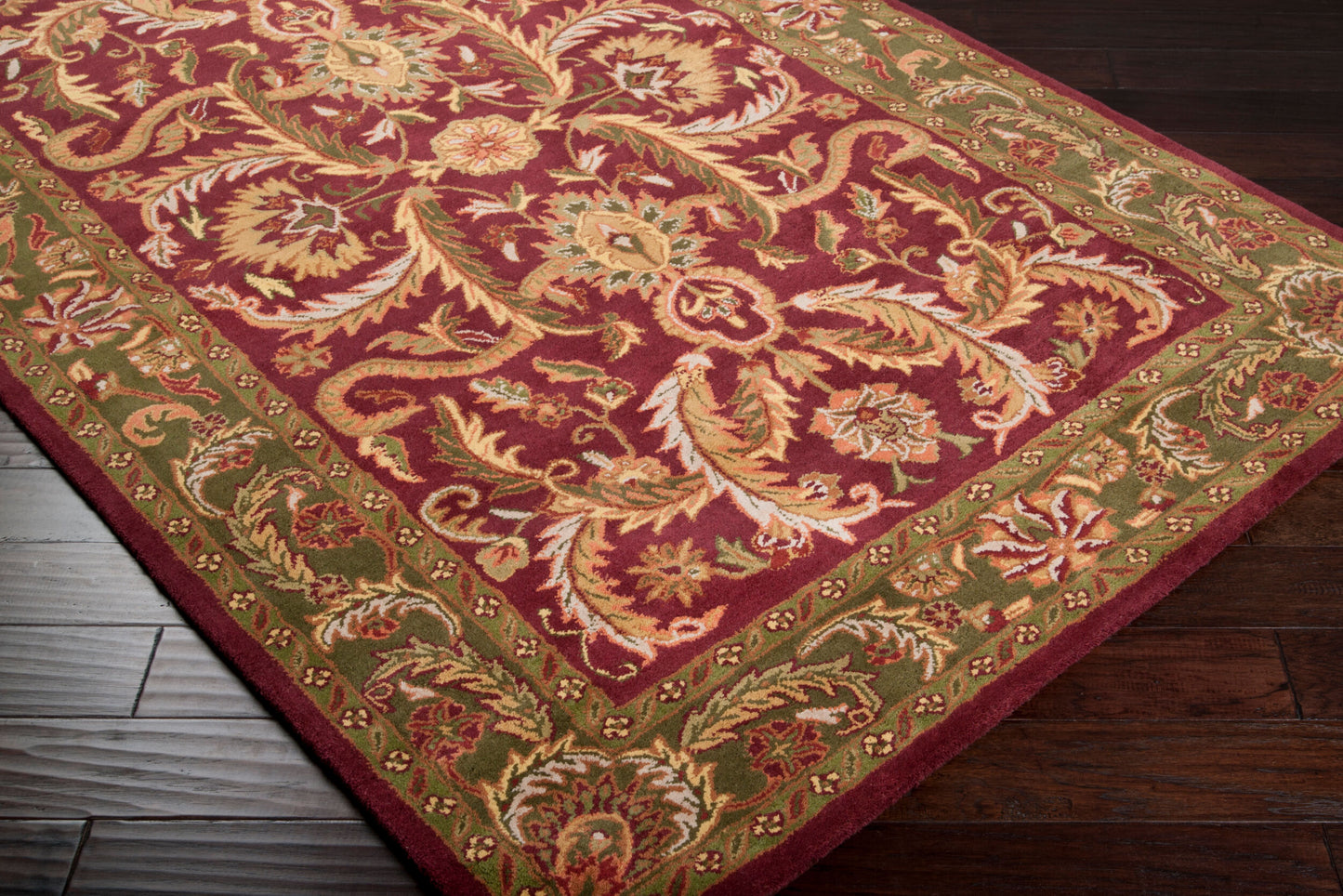 Taj Mahal TJ-59 8ft Square Handmade Wool Area Rug