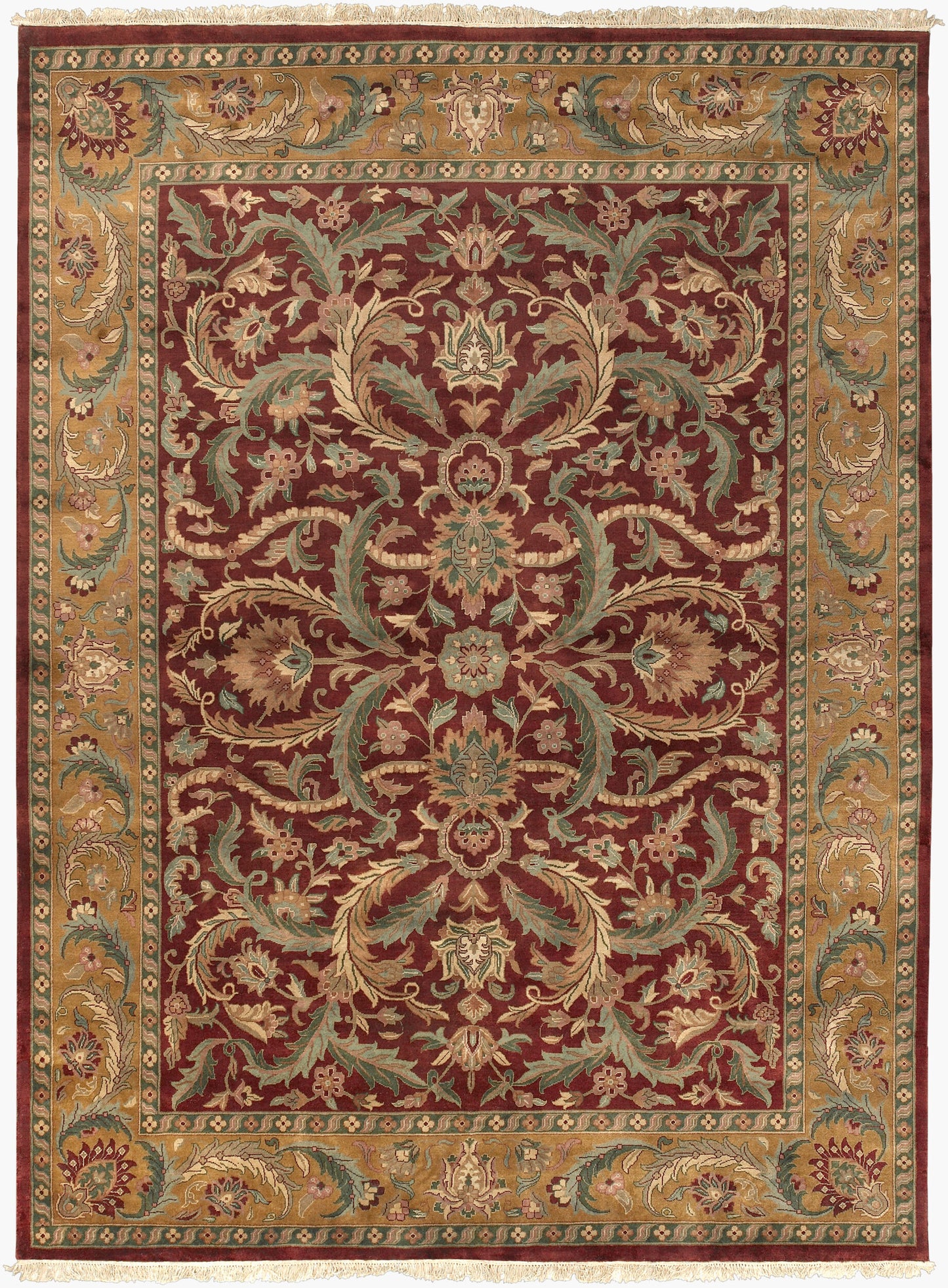 Taj Mahal TJ-59 9' x 12' Handmade Wool Area Rug