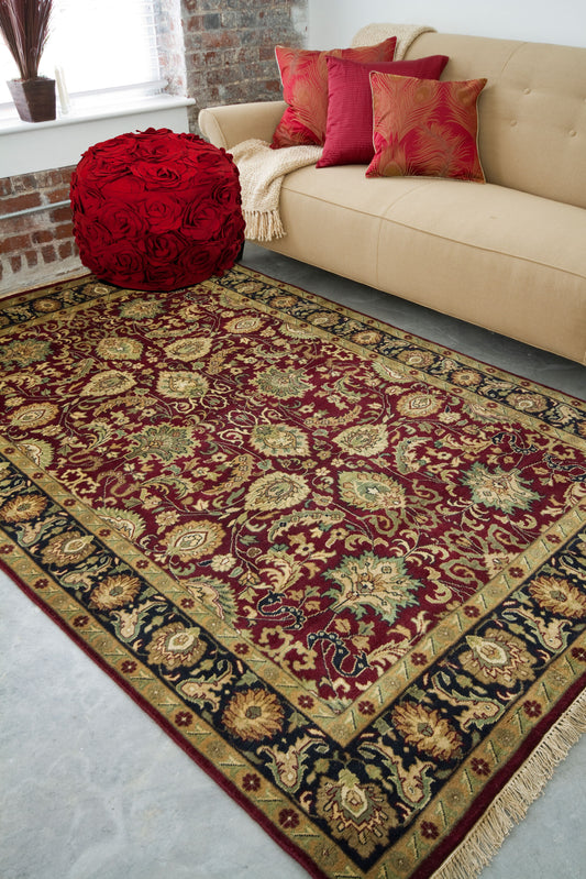 Taj Mahal TJ-6575 2' x 3' Handmade Wool Accent Rug