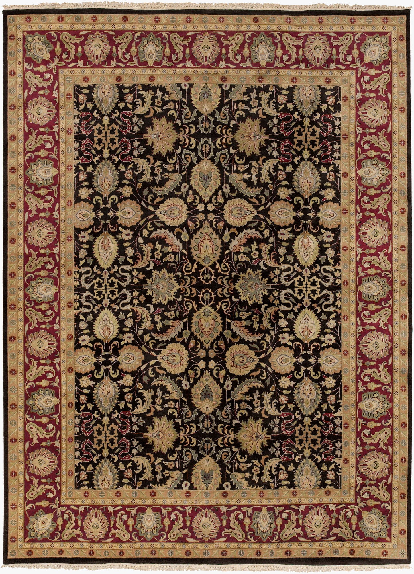 Taj Mahal TJ-6576 9' x 12' Handmade Wool Area Rug