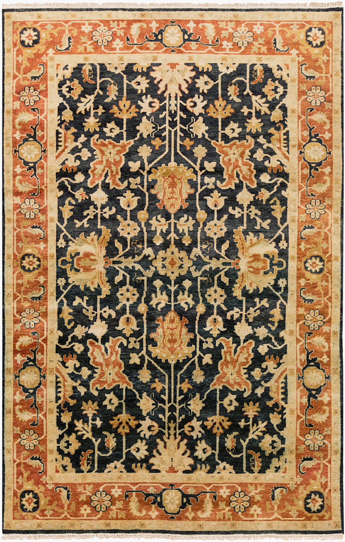 Taj Mahal TJ-6599 2' x 3' Handmade Wool Accent Rug
