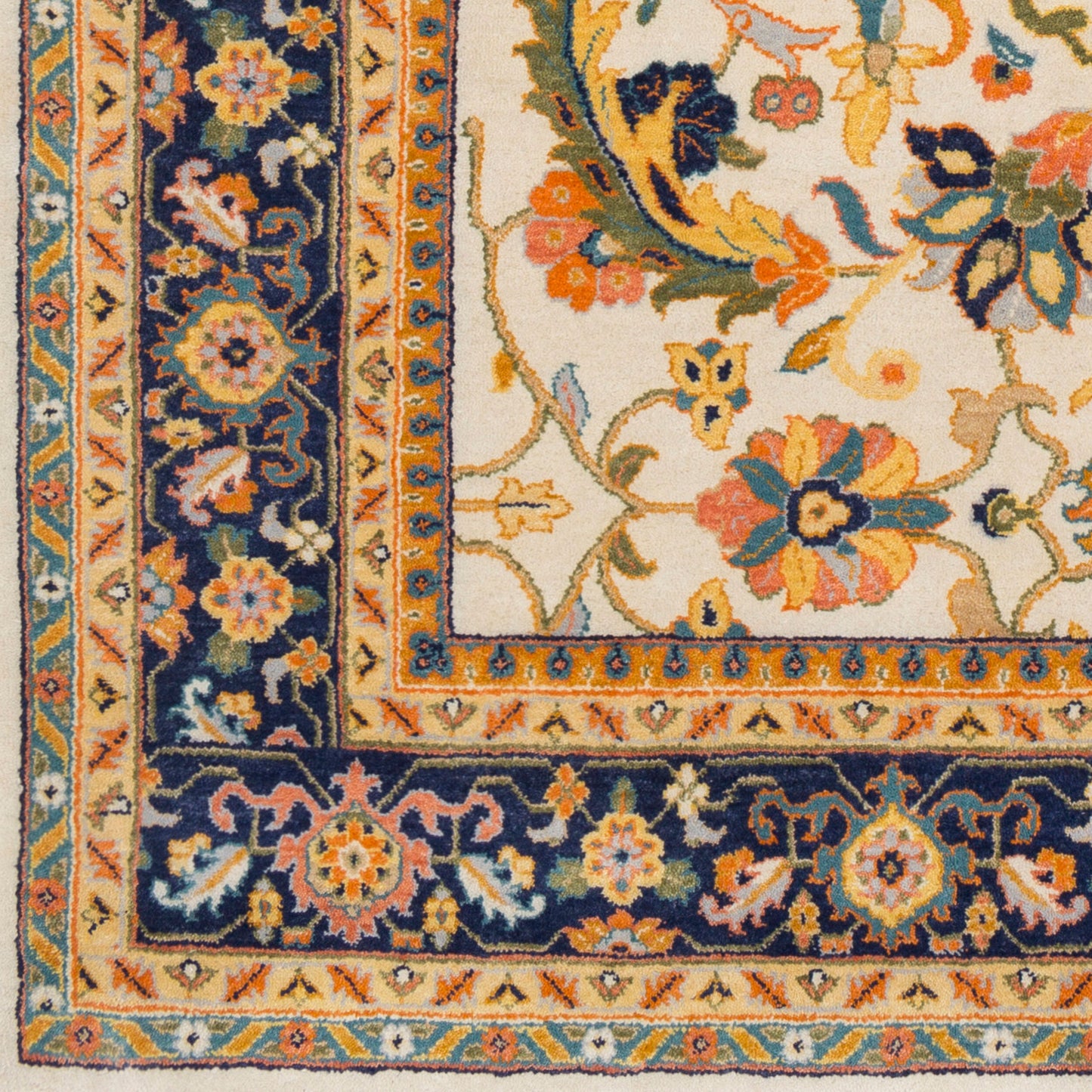 Taj Mahal TJ-6600 2' x 3' Handmade Wool Accent Rug