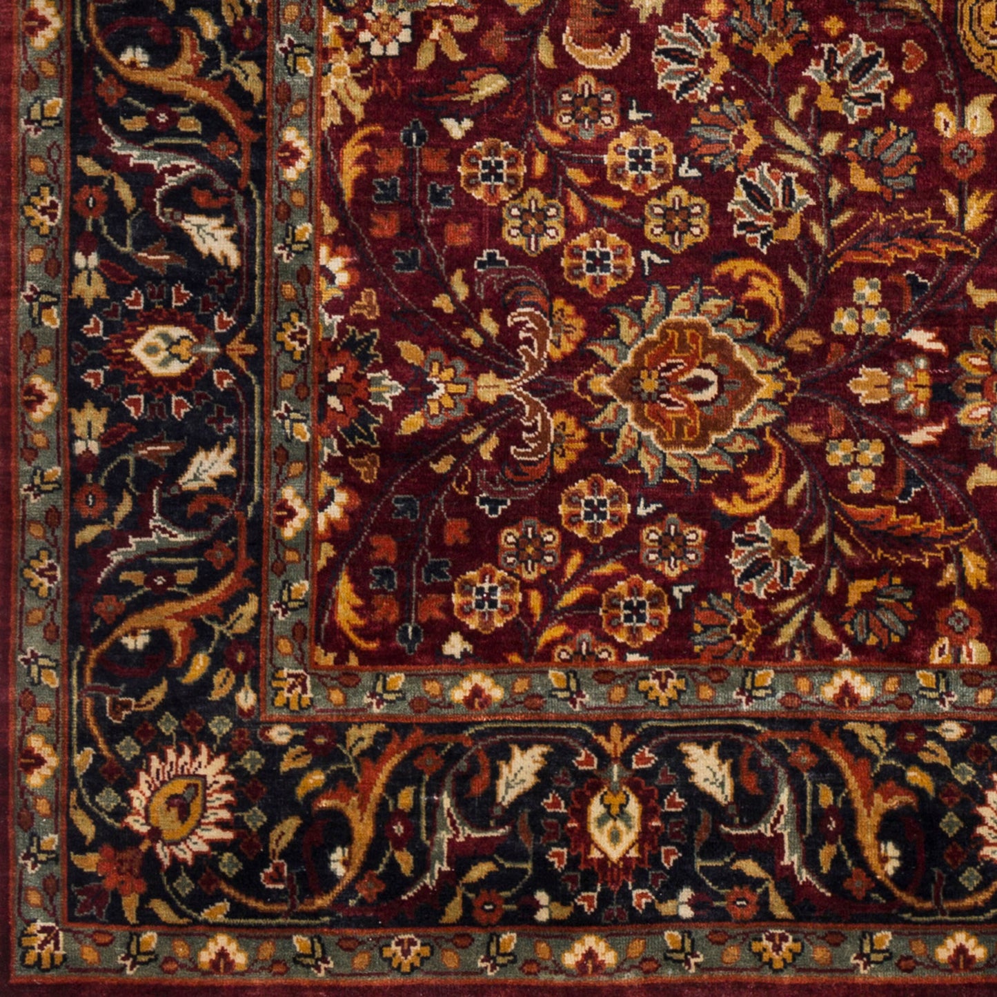 Taj Mahal TJ-6601 2' x 3' Handmade Wool Accent Rug