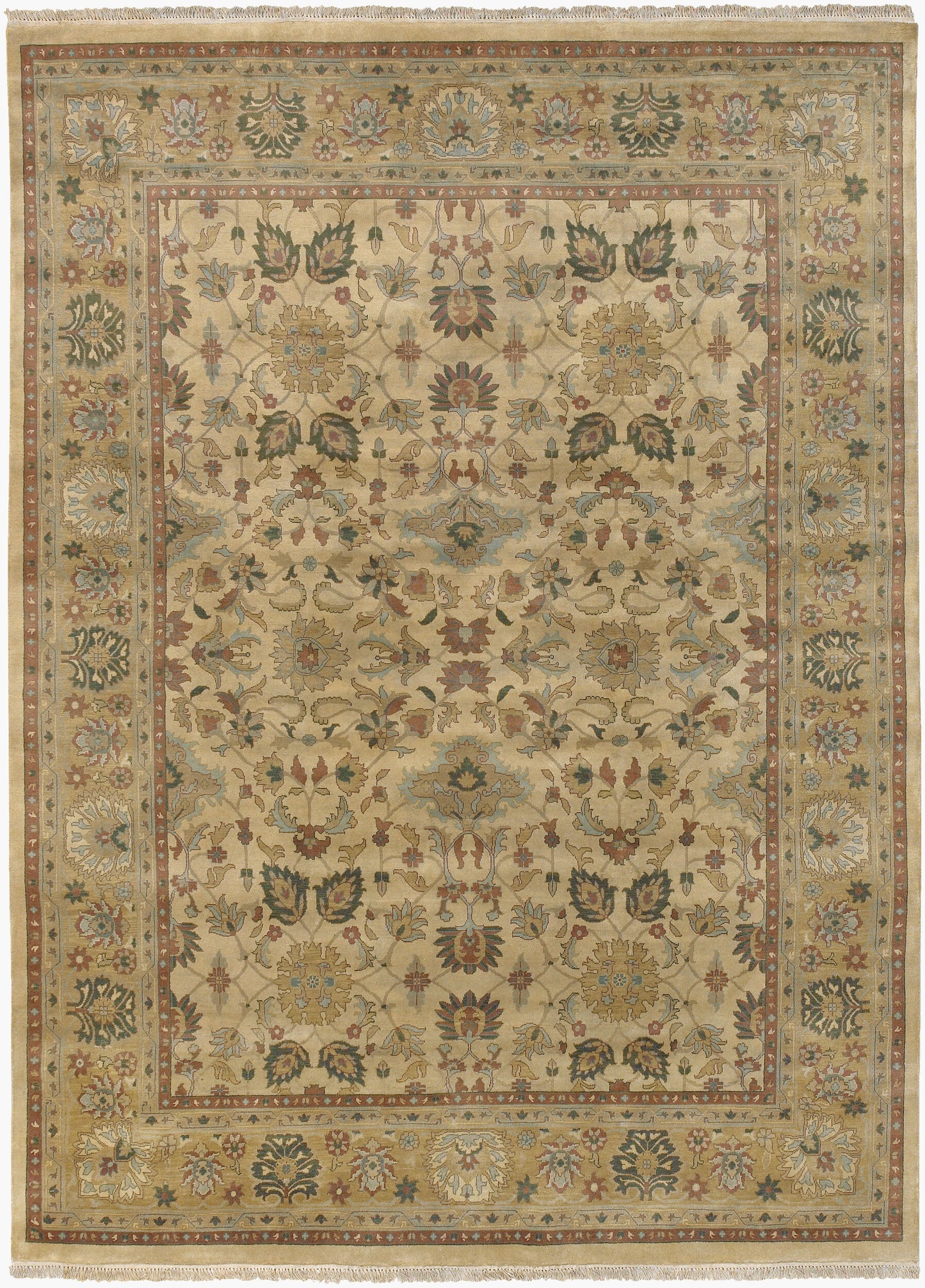 Taj Mahal TJ-854 2' x 3' Handmade Wool Accent Rug