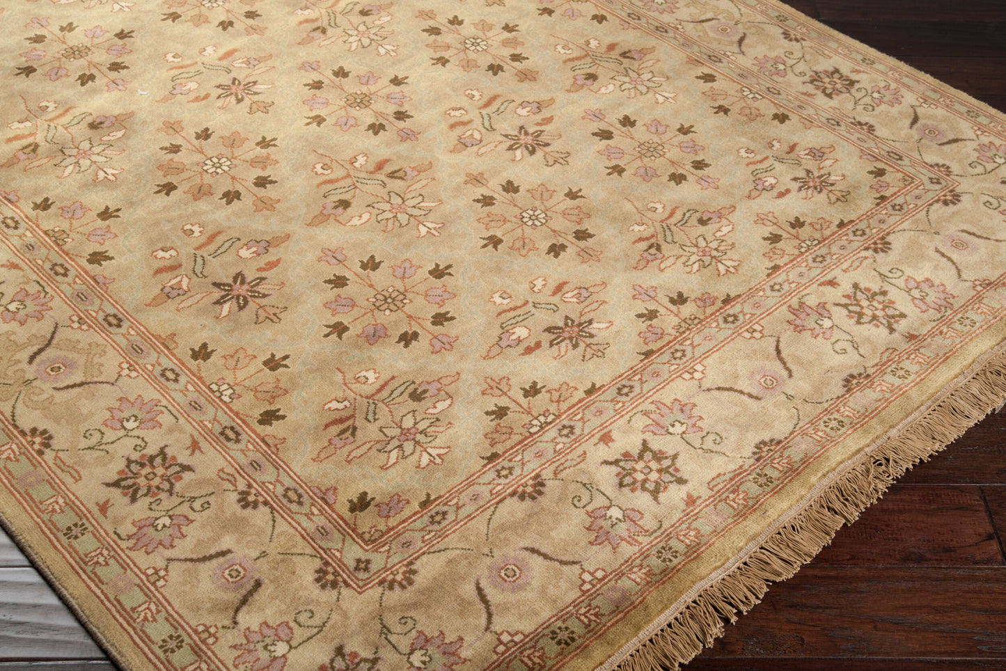Taj Mahal TJ-909 8ft Square Handmade Wool Area Rug