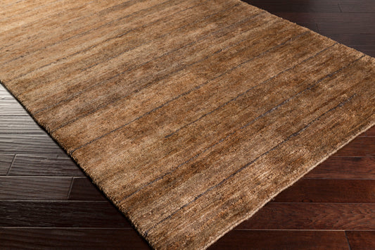 Alfombra decorativa de yute hecha a mano Trinidad TND-1141 de 2' x 3'