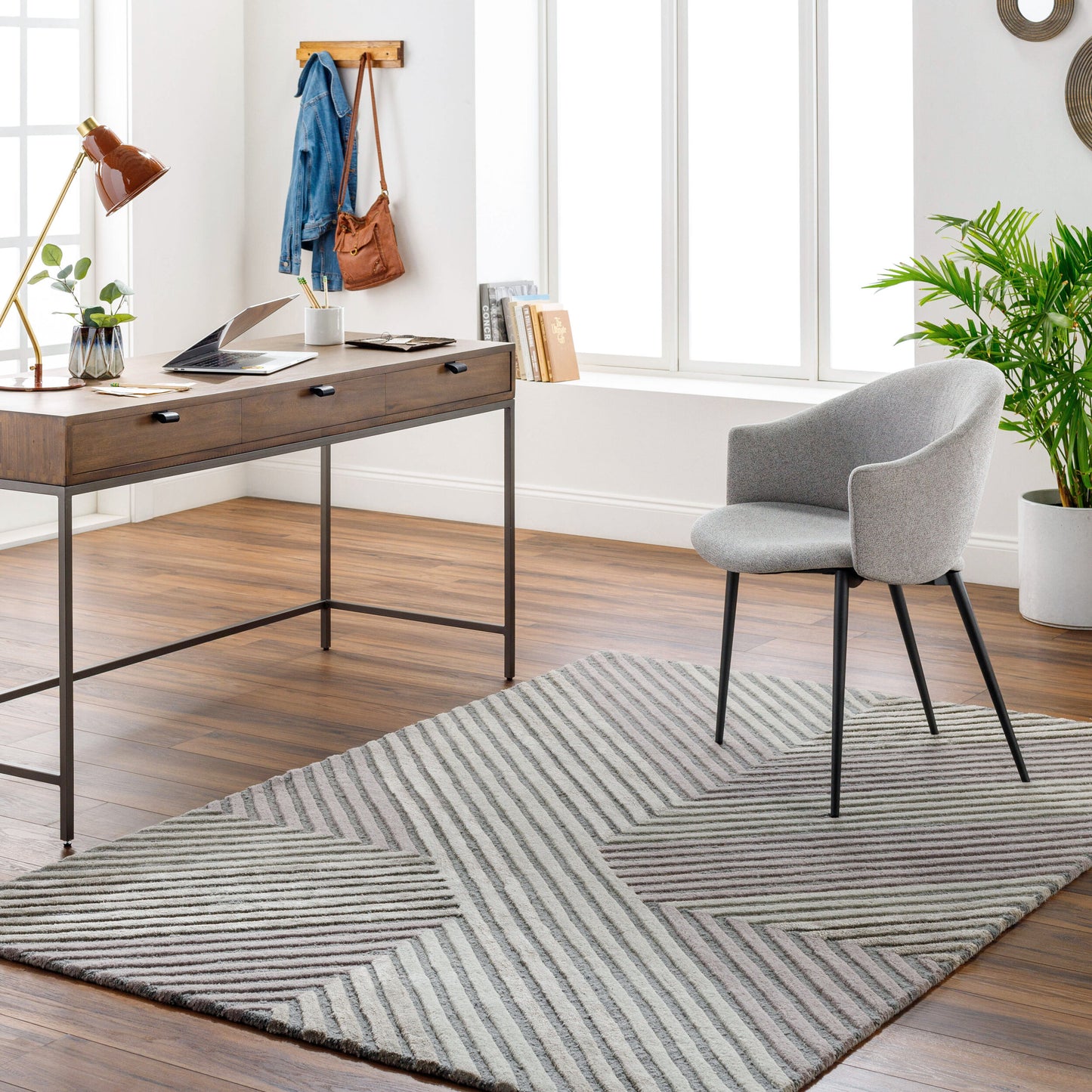 Tallinn TNL-2304 2' x 3' Handmade Accent Rug