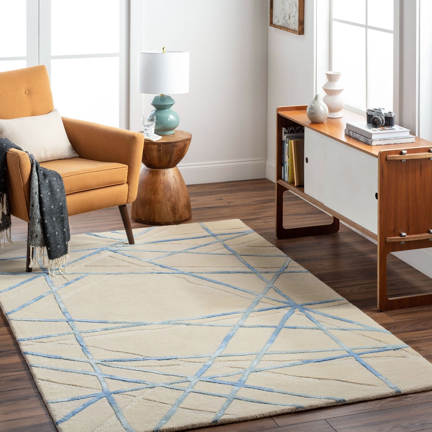 Tallinn TNL-2306 5' x 7' Handmade Area Rug