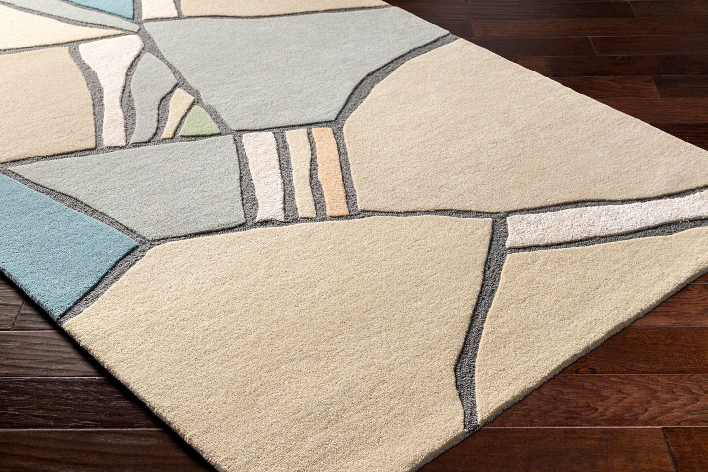 Alfombra decorativa hecha a mano Tallinn TNL-2309 de 2' x 3'