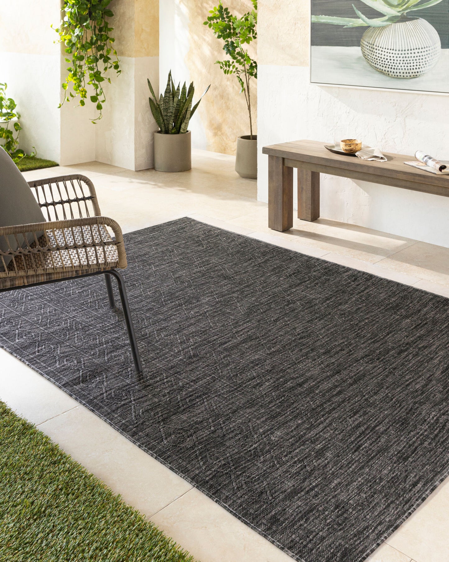 Terrace TRC-2303 8' x 10' Machine Woven Indoor/Outdoor Area Rug