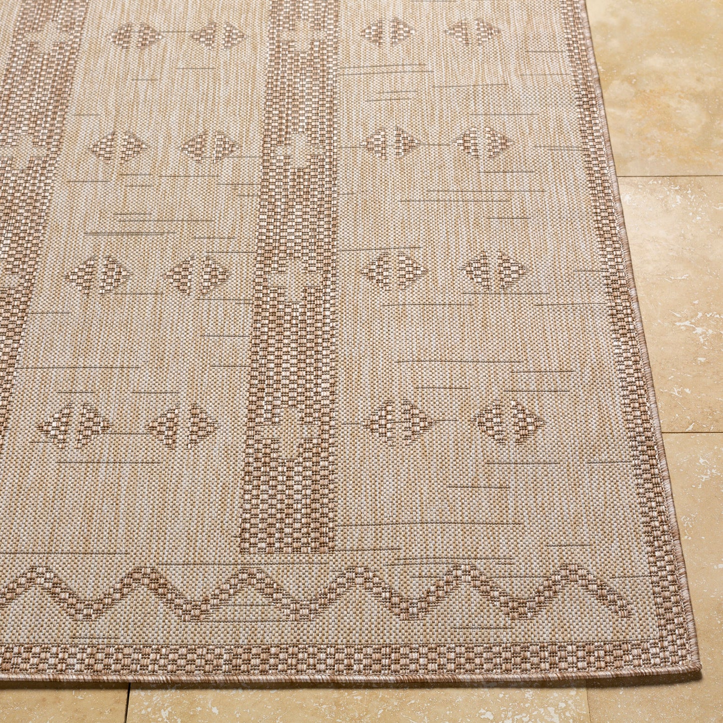 Tuareg TRG-2309 5' x 7' Machine Woven Indoor/Outdoor Area Rug