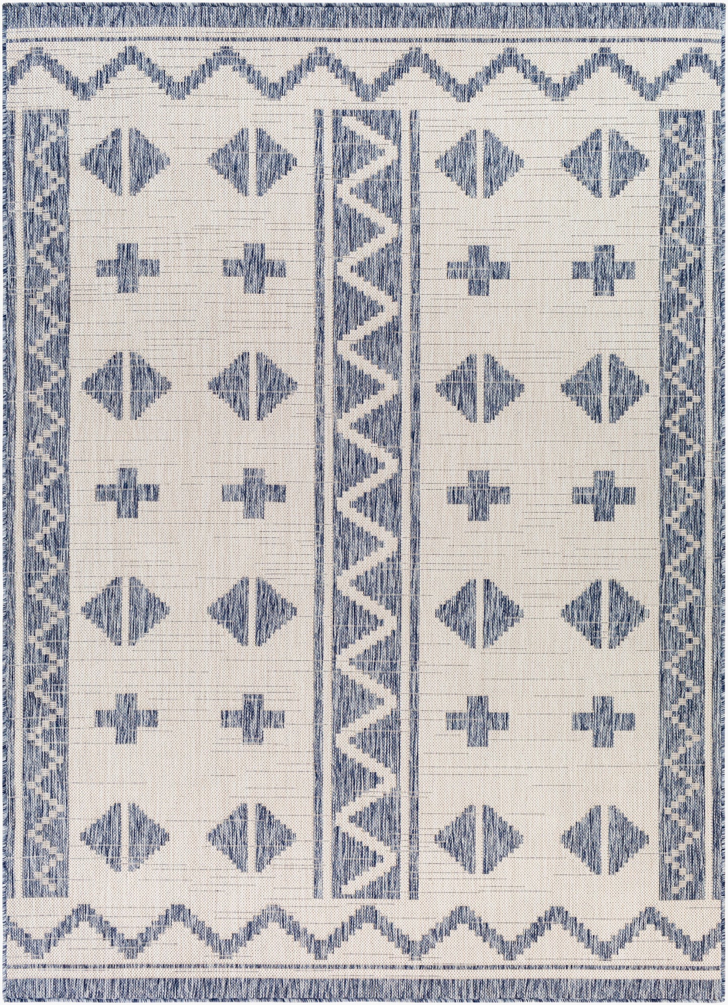 Tuareg TRG-2310 5' x 7' Machine Woven Indoor/Outdoor Area Rug