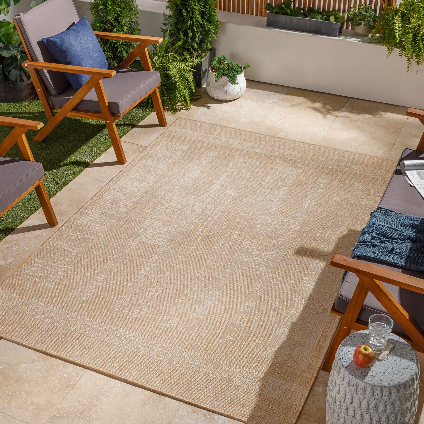 Tuareg TRG-2321 6' x 9' Machine Woven Indoor/Outdoor Area Rug