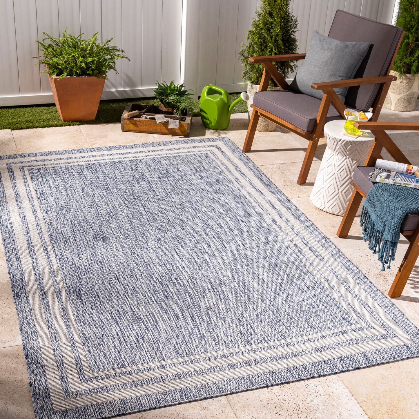 Tuareg TRG-2370 5' x 7' Machine Woven Indoor/Outdoor Area Rug