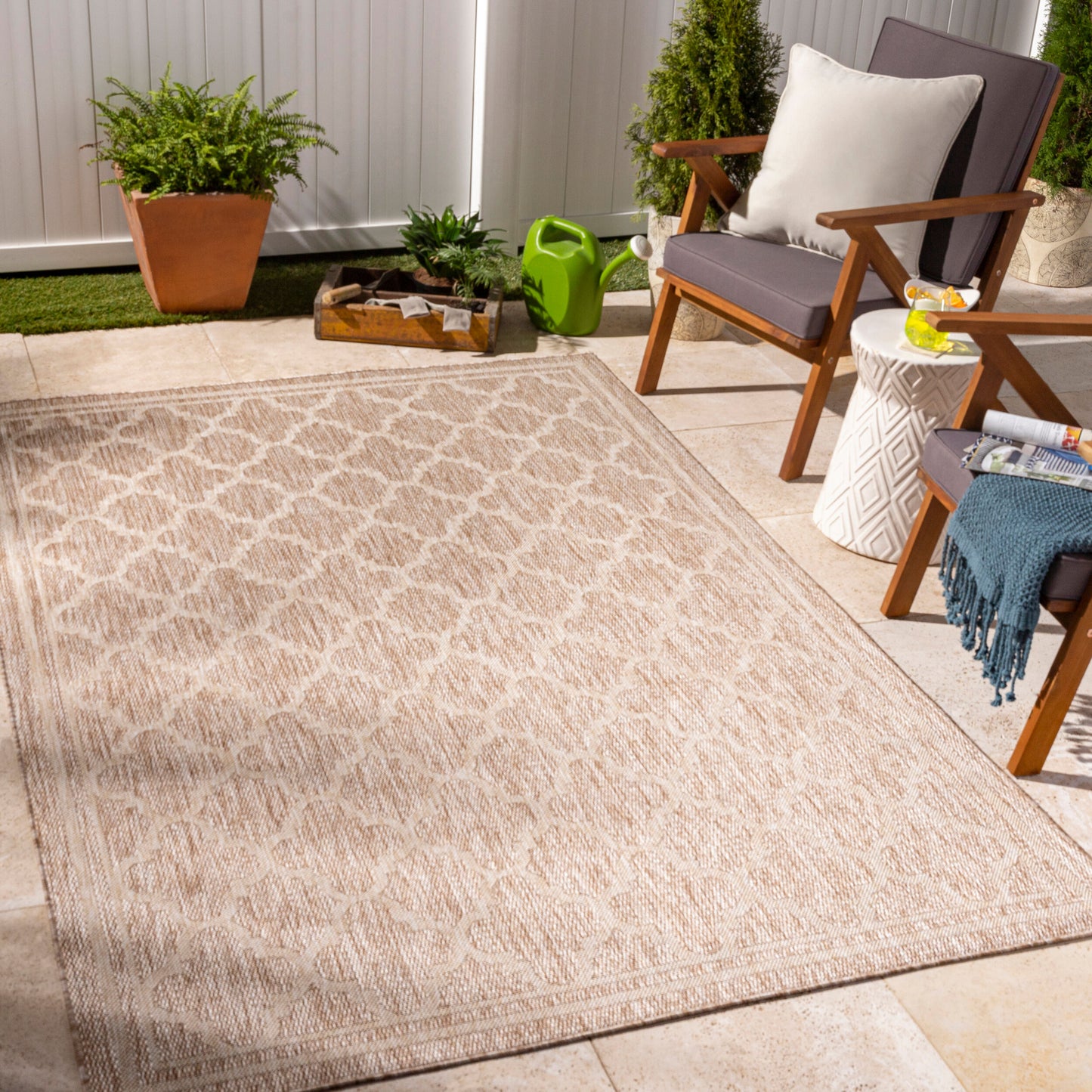 Tuareg TRG-2373 6' x 9' Machine Woven Indoor/Outdoor Area Rug