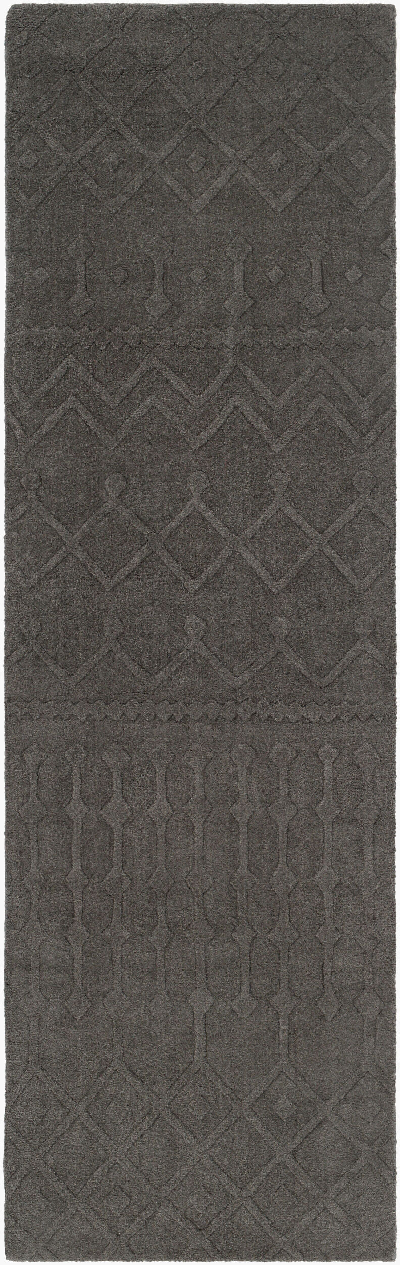 Alfombra de lana hecha a mano Taraash TRH-2302 de 2,4 m