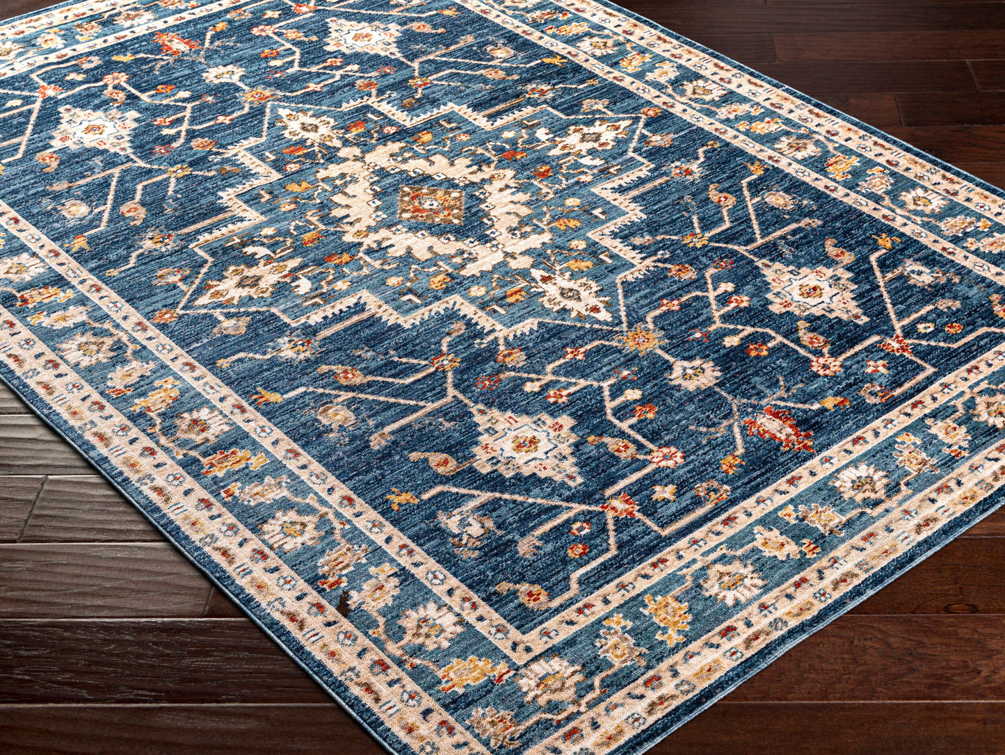 Truva TRV-2301 6ft Square Machine Woven Area Rug