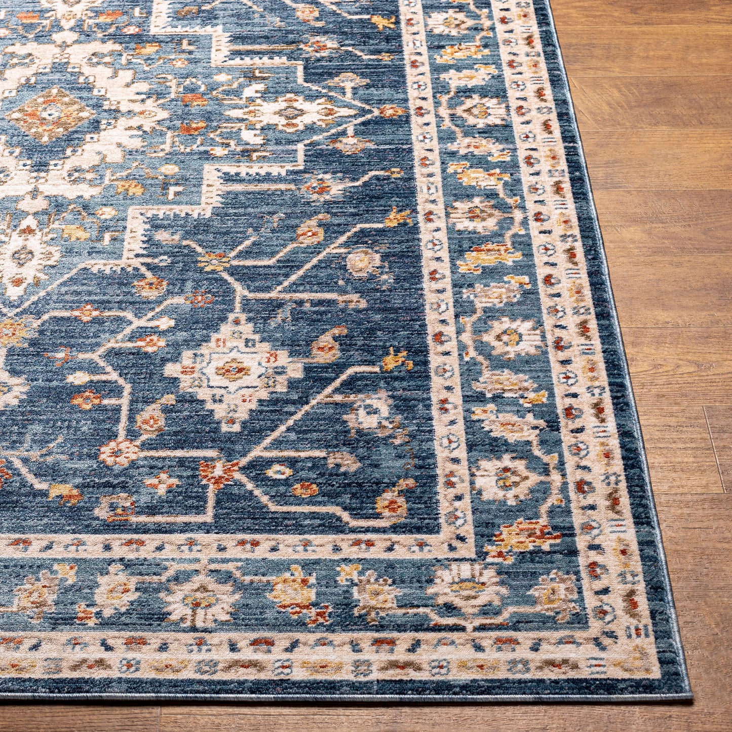 Truva TRV-2301 6ft Square Machine Woven Area Rug