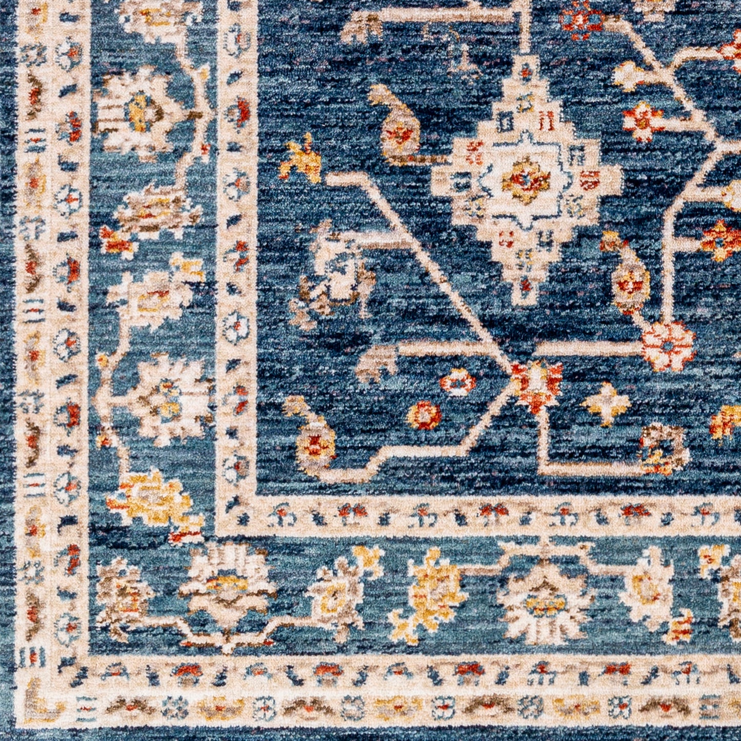 Truva TRV-2301 6ft Square Machine Woven Area Rug