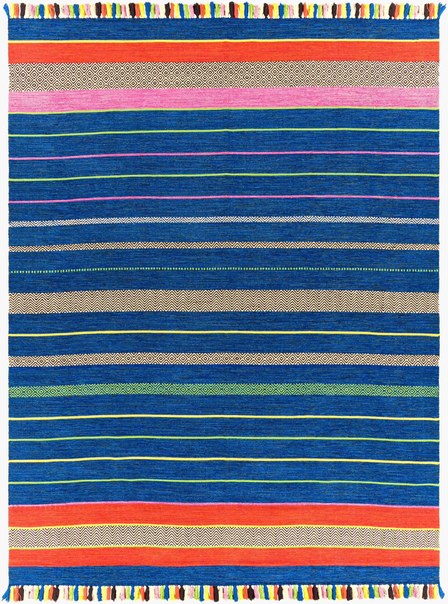 Trenza TRZ-3004 8ft Runner Handmade Runner Rug